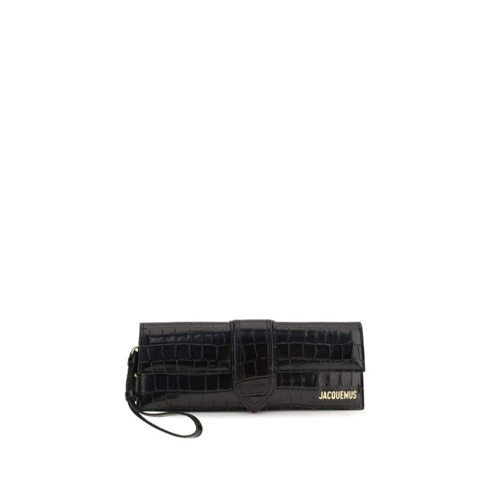 Jacquemus Women Jacquemus Women Crocodile-Effect Bambino Pouch